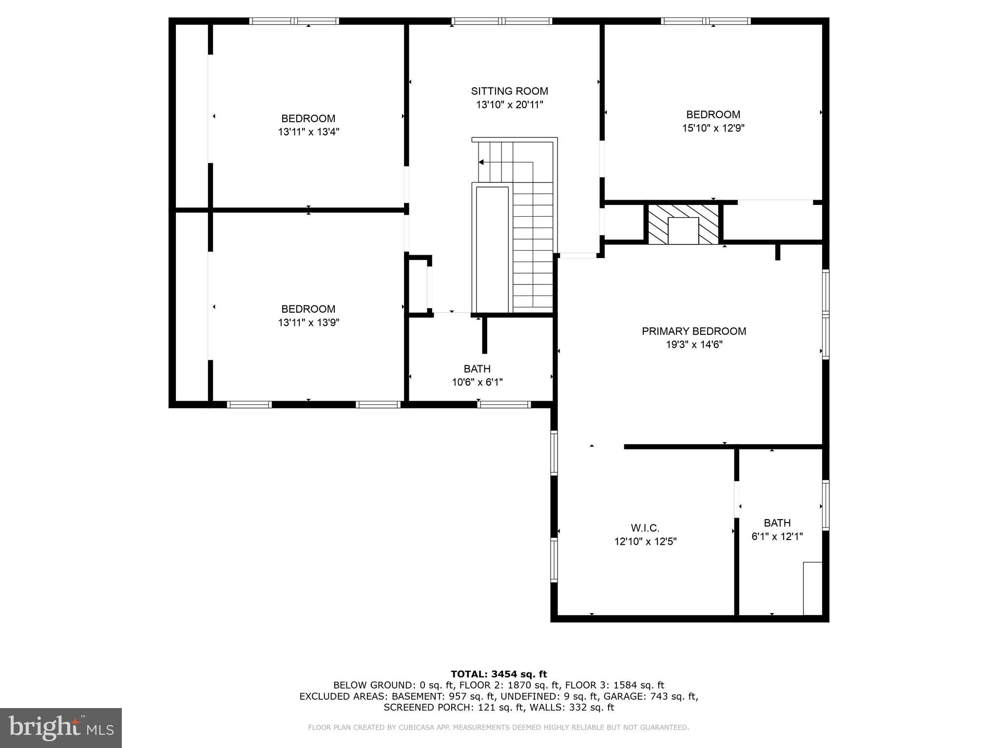 555 McKendimen Road Medford, NJ 08055 - Photo 71 of 73 second level floor plans