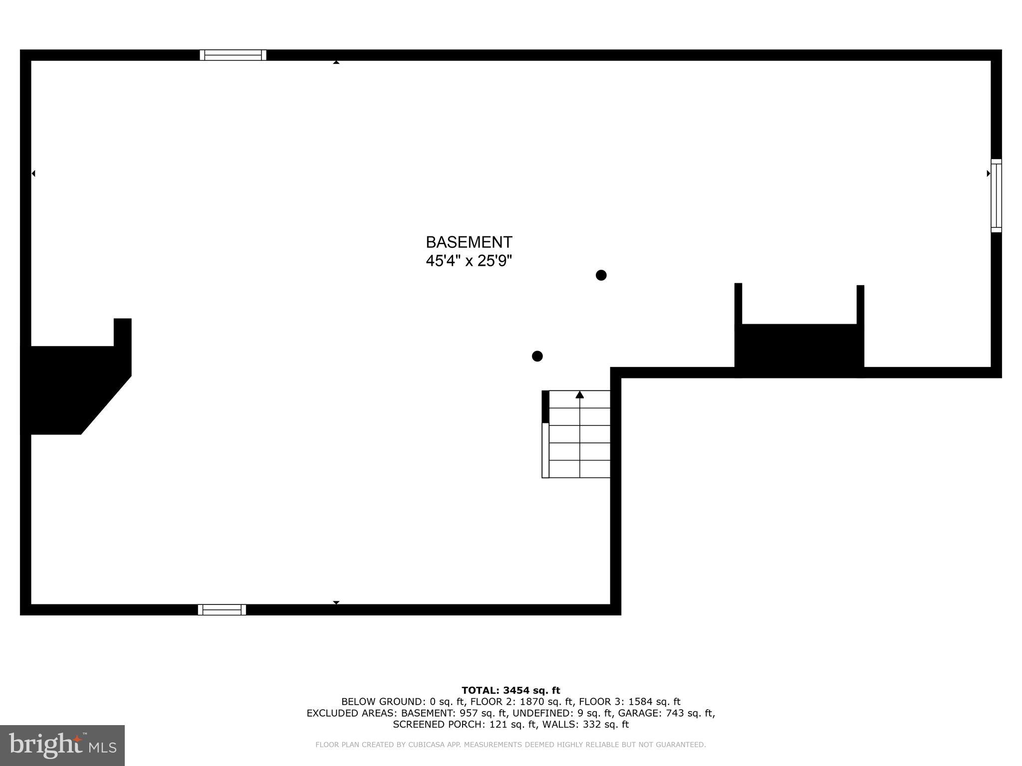 555 McKendimen Road Medford, NJ 08055 - Photo 72 of 73 Basement level floor plan