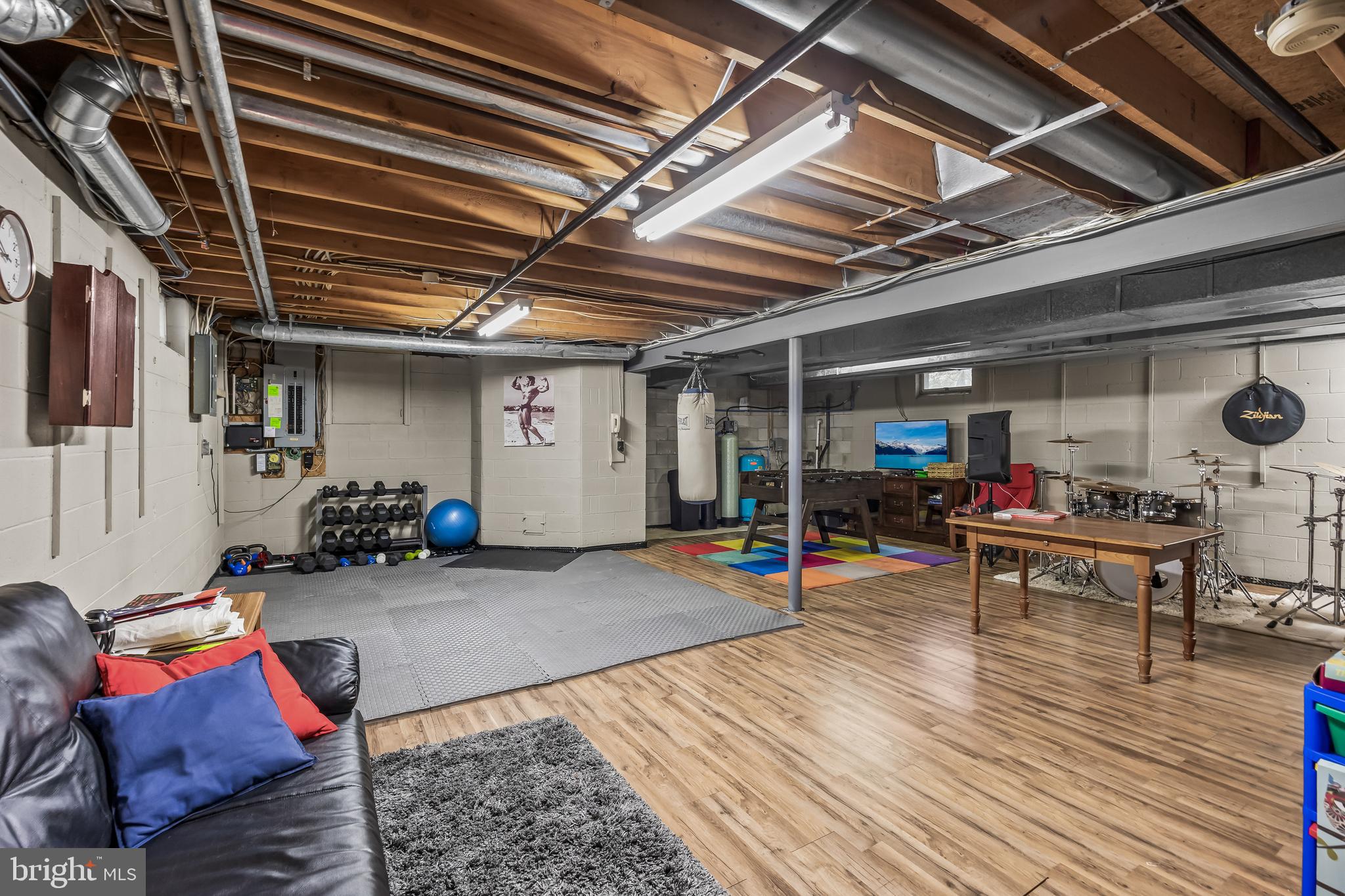 555 McKendimen Road Medford, NJ 08055 - Photo 44 of 73 basement with vinyl flooring
