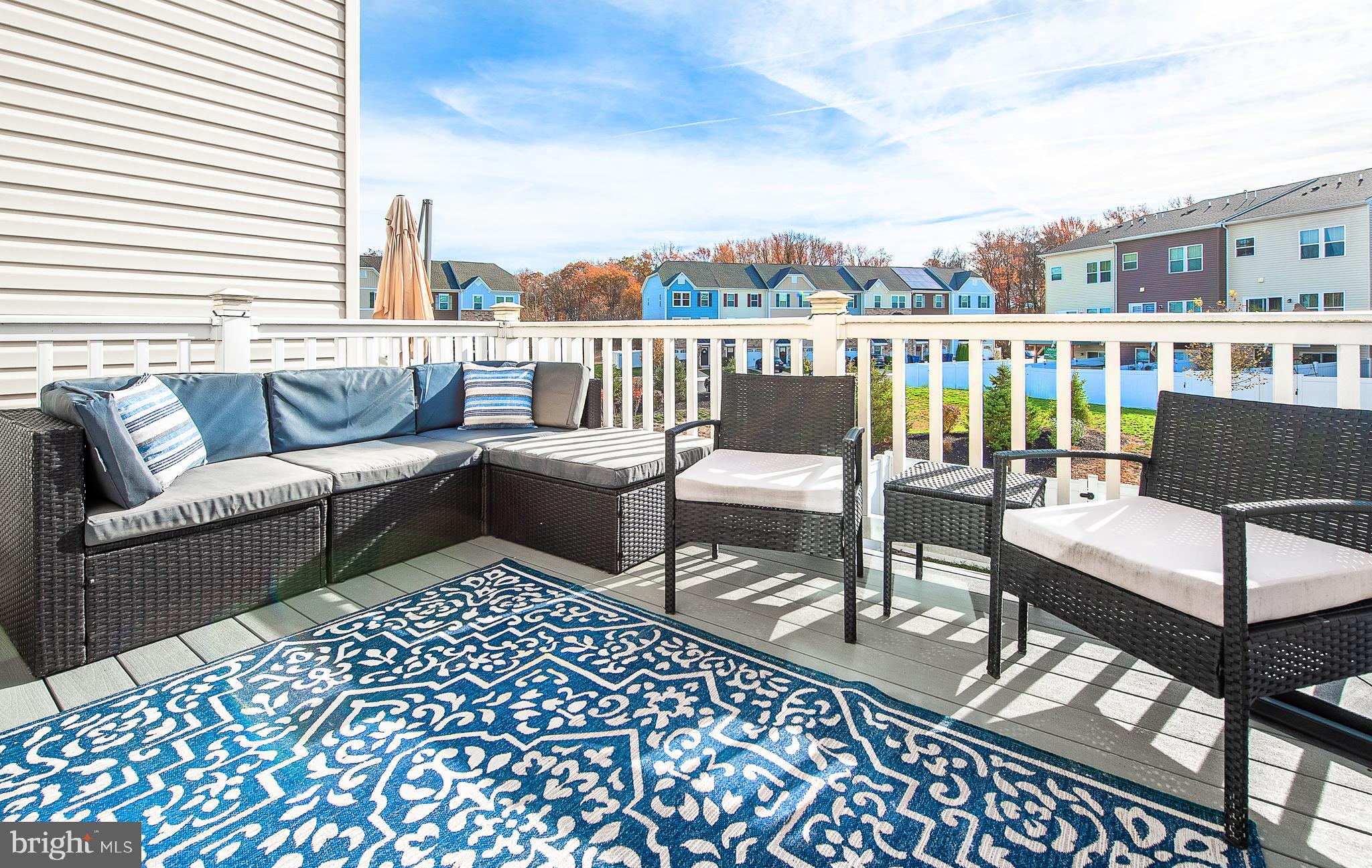 2804 Lamington Court Clarksboro, NJ 08020 - Photo 12 of 24 a roof deck with couches and potted plants