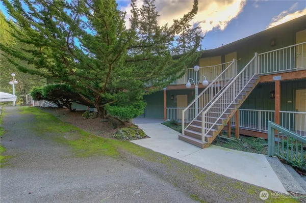 a view of outdoor space and deck