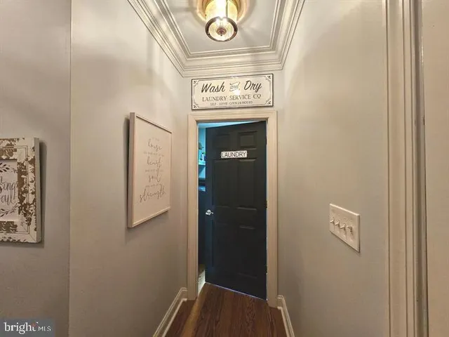 a view of storage and utility room