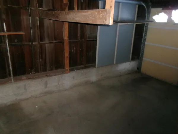 a view of storage and utility room