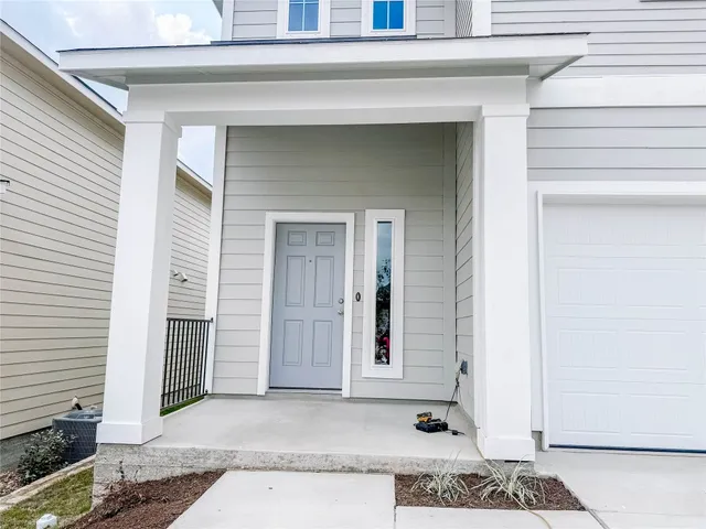 a view of a entryway door of the house