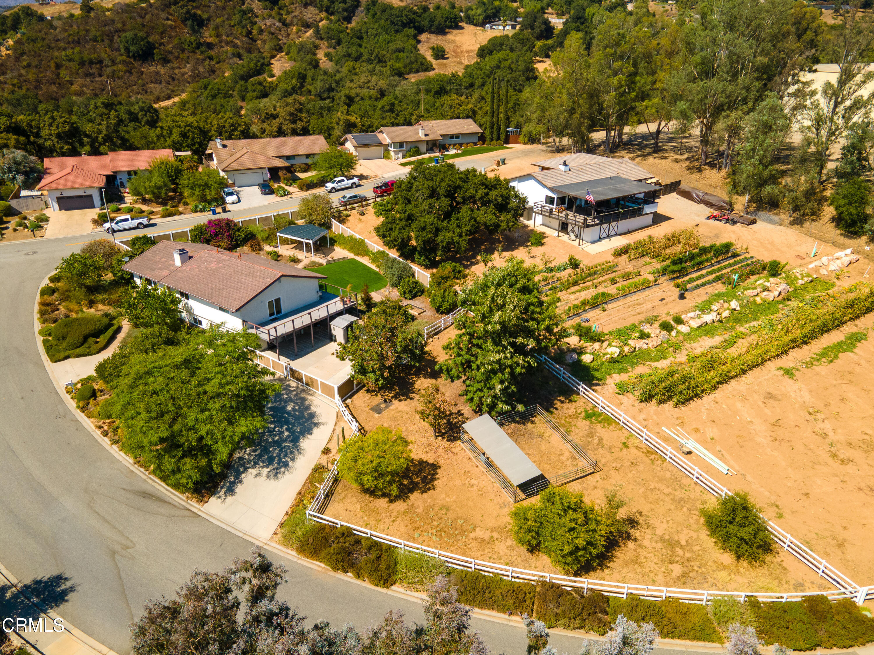 531 Ridgeline Drive Oak View, CA 93022 - Photo 2 of 36 an aerial view of residential houses with outdoor space