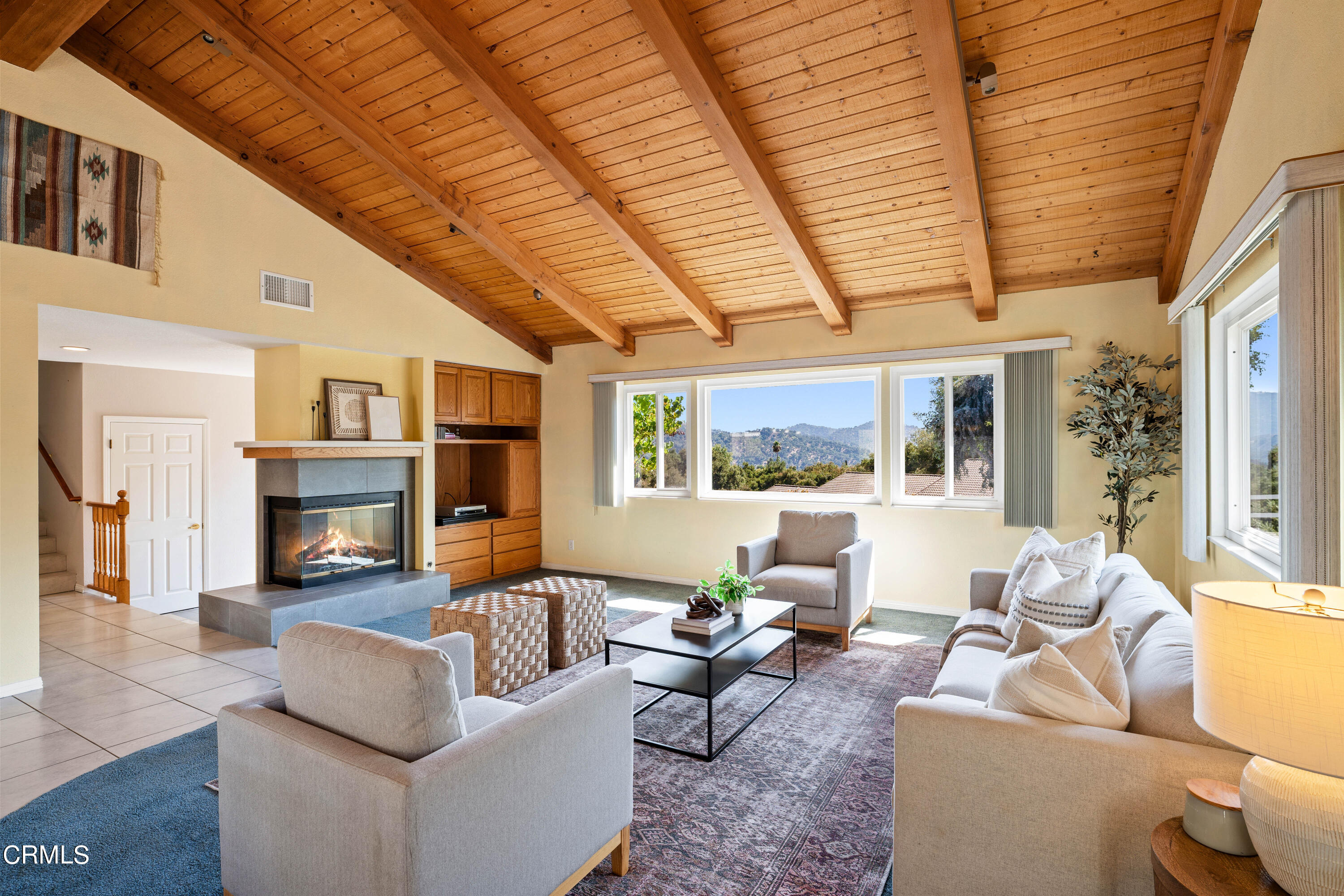 531 Ridgeline Drive Oak View, CA 93022 - Photo 8 of 36 a living room with furniture and a large window