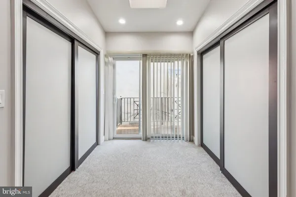 a view of terrace with seating space