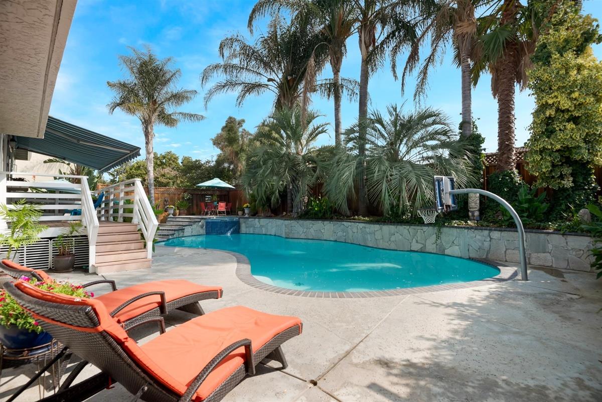 1428 Eagles Nest Lane Gilroy, CA 95020 - Photo 33 of 38 a view of a backyard with a sitting area
