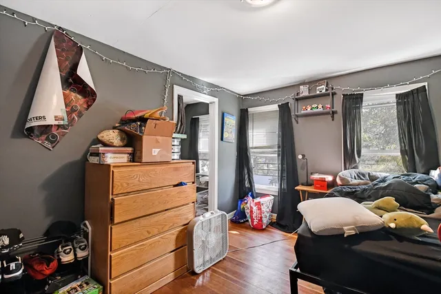 a room with furniture and a window