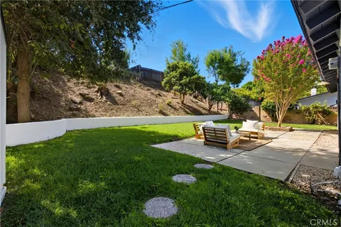 a view of a garden with plants