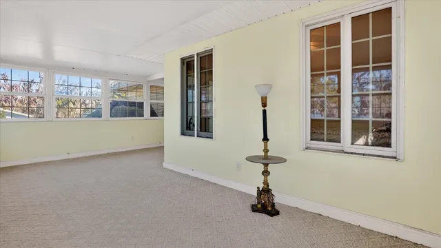 a view of yard with green space