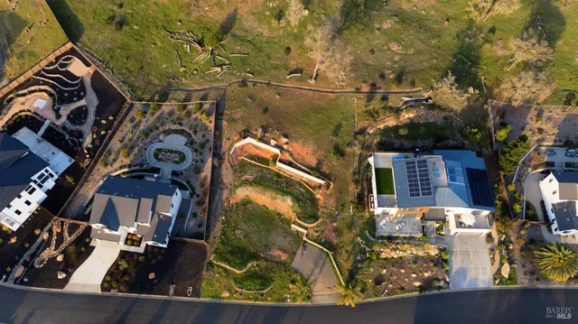 front view of a house with a street