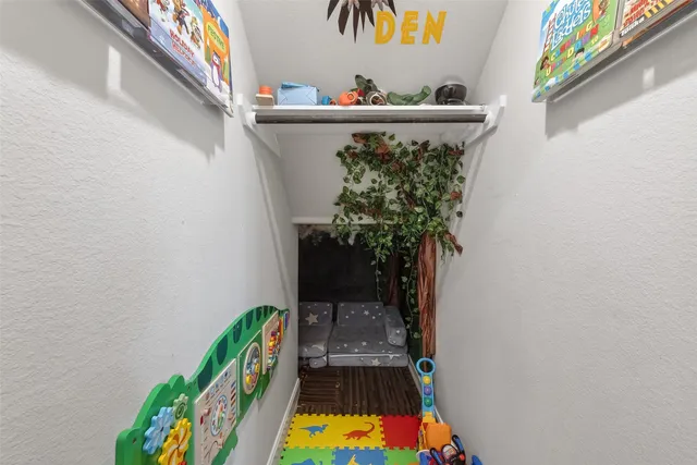 a outdoor space with a couch