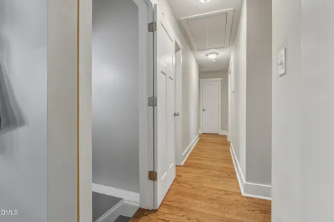 a workspace with wooden floor and a workspace