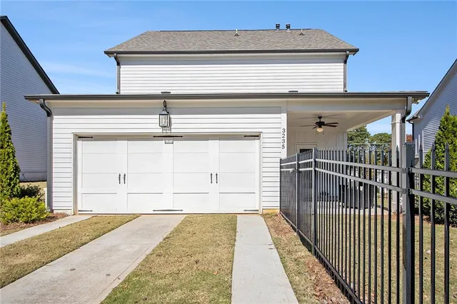a view of a front door