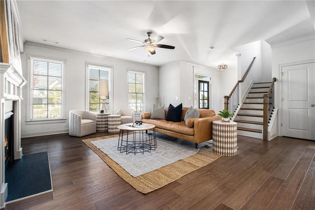 3235 Rockbridge Road Southwest Avondale Estates, GA 30002 - Photo 6 of 37 a living room with furniture and a large window