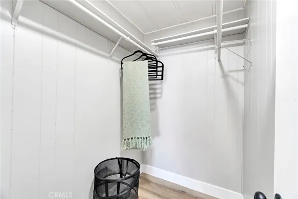 a view of a chair in the house