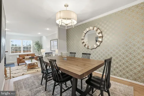 a view of a dining room and livingroom view