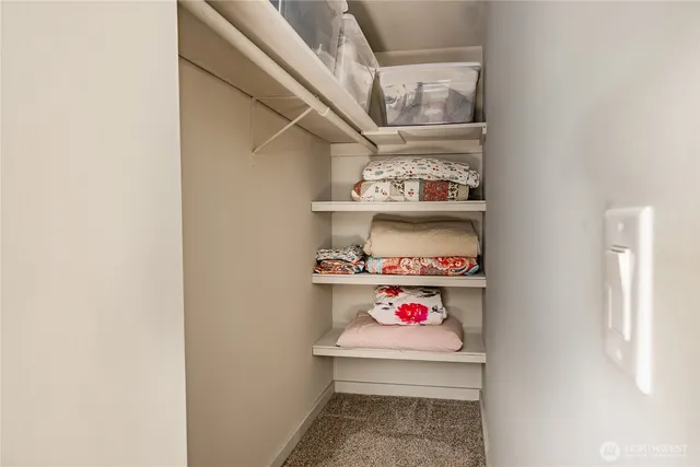 a room with storage and utility