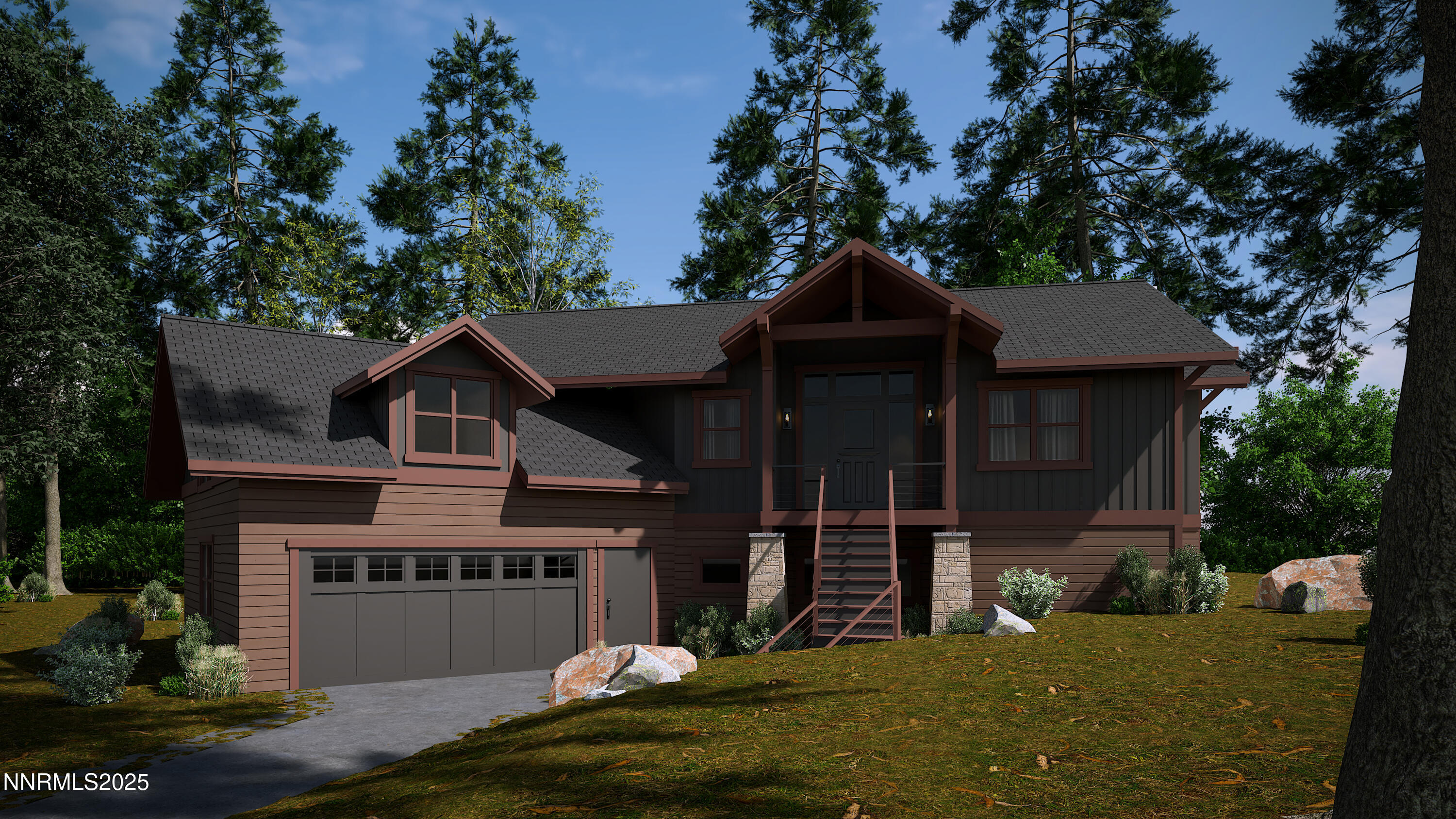 488 Laurel Lane Stateline, NV 89449 - Photo 1 of 25 a front view of a house with a yard