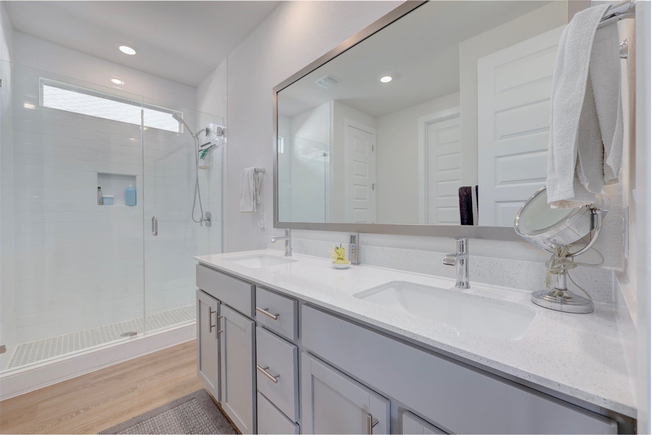 2041 Centerline Lane Georgetown, TX 78628 - Photo 19 of 31 a bathroom with a sink and a mirror