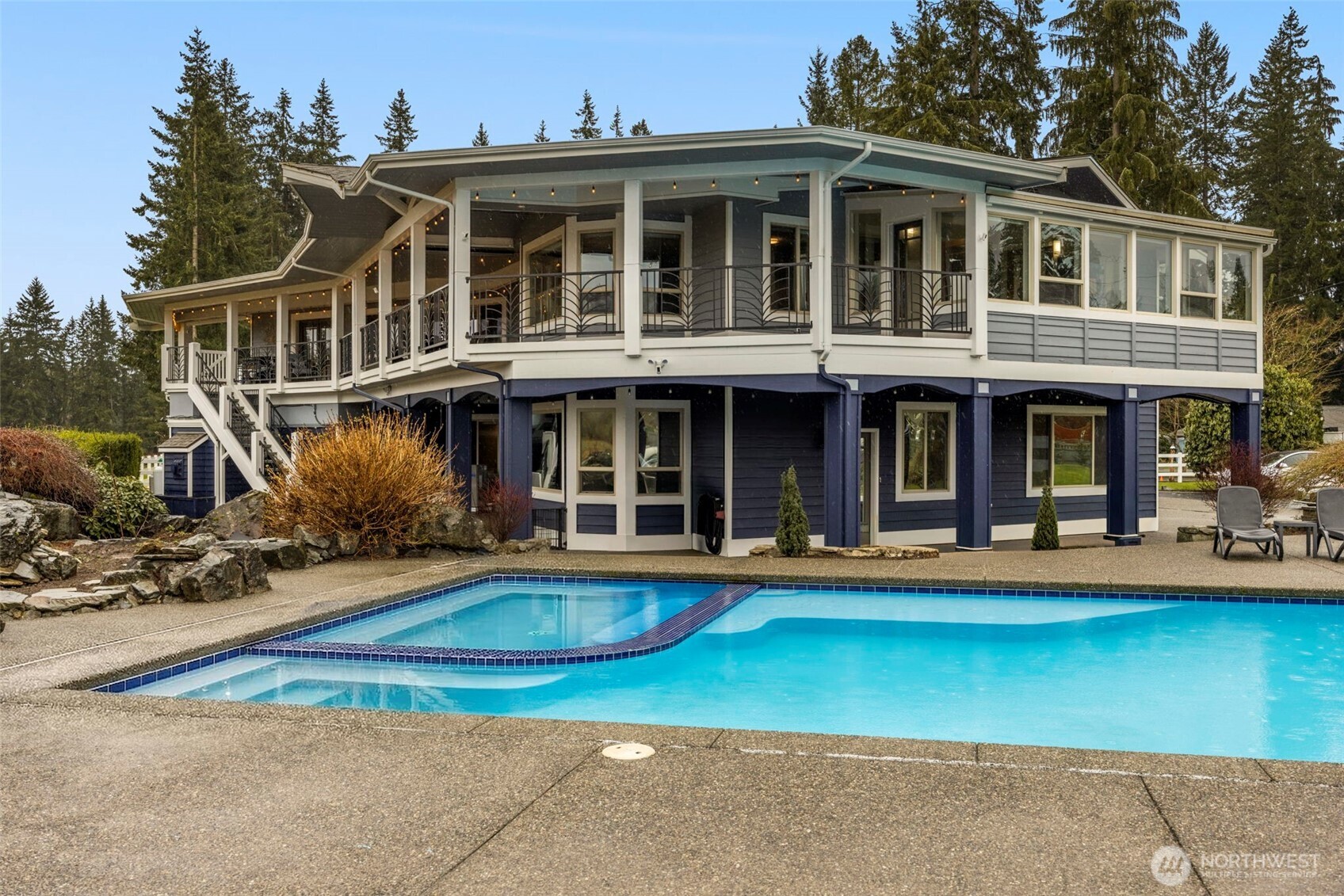 7909 Fern Glen Road Lake Stevens, WA 98258 - Photo 38 of 40 a front view of a house with swimming pool