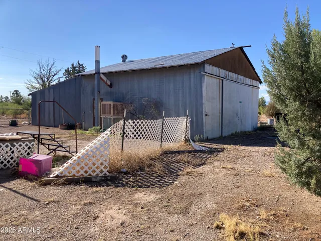 a backyard of a house