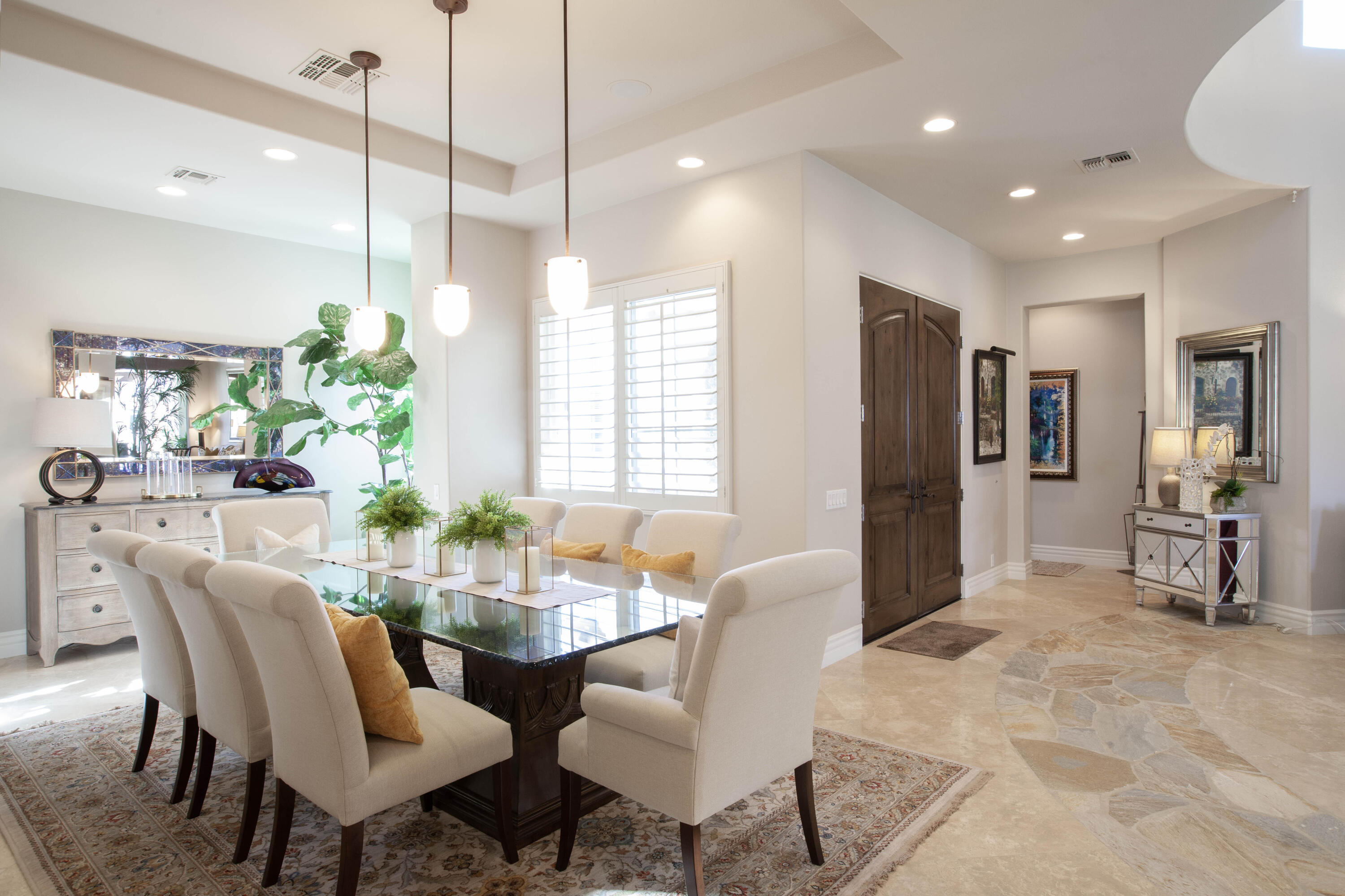49487 Vía Conquistador La Quinta, CA 92253 - Photo 18 of 49 a view of a dining room with furniture