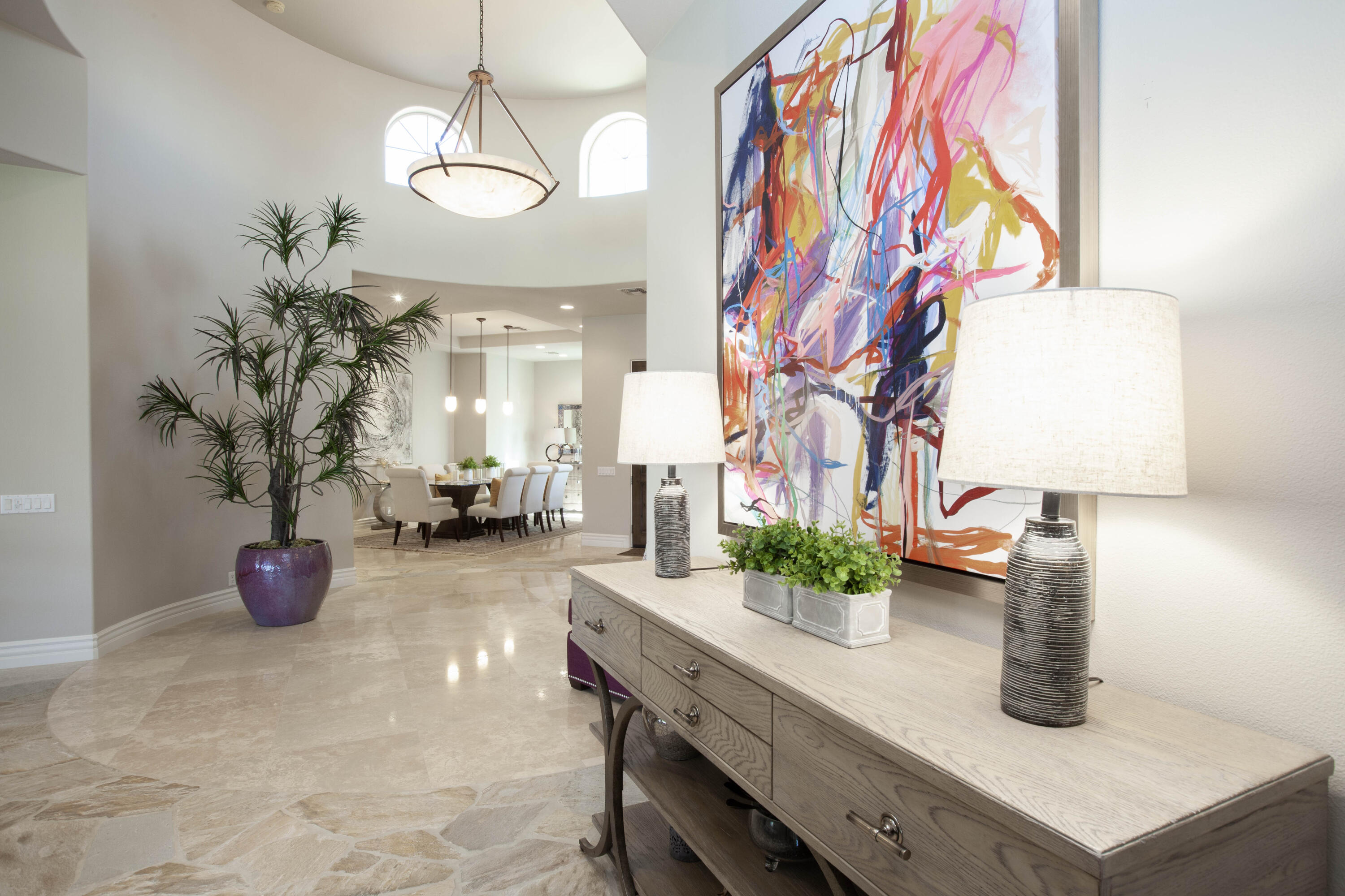49487 Vía Conquistador La Quinta, CA 92253 - Photo 39 of 49 a kitchen with a sink and cabinets