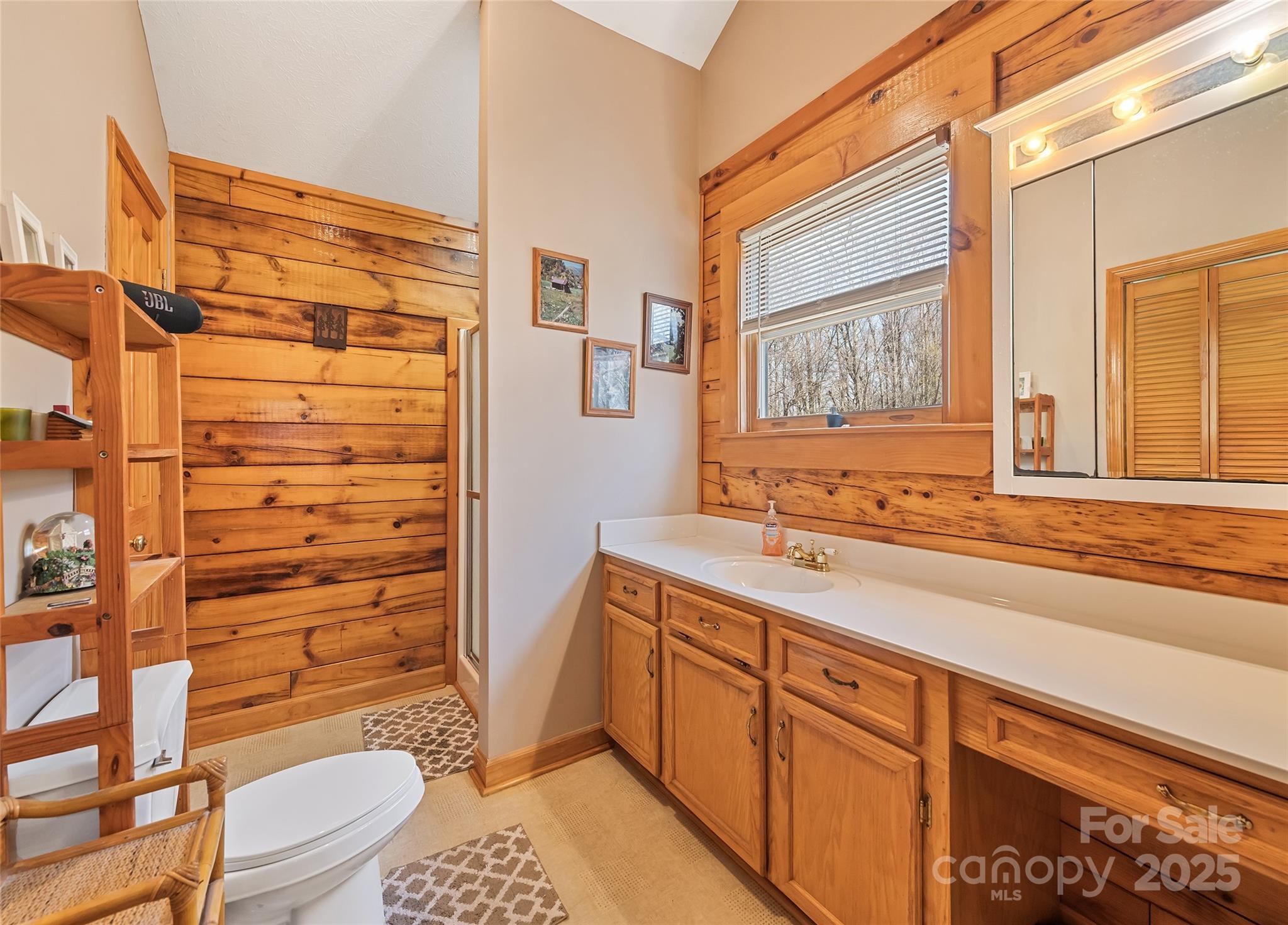 173 Blizzard Ridge Maggie Valley, NC 28751 - Photo 22 of 37 a bathroom with a sink a toilet and shower