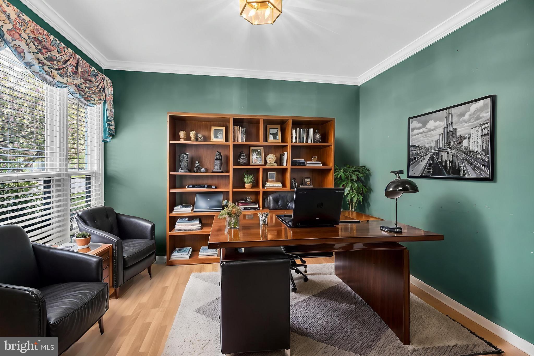 13988 Dancing Twig Drive Gainesville, VA 20155 - Photo 28 of 62 a work room with furniture and a book shelf