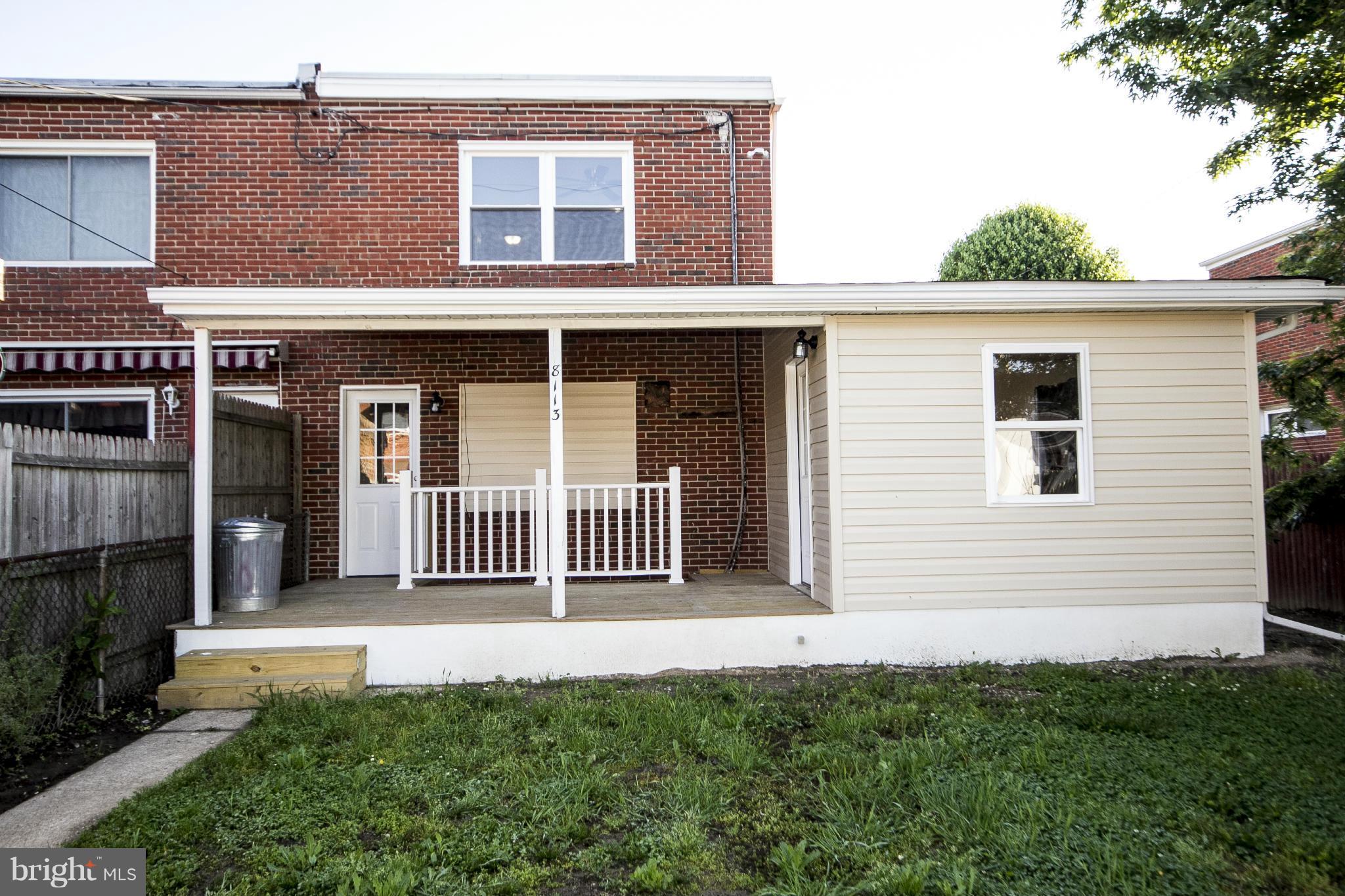 8113 Mid Haven Road Baltimore, MD 21222 - Photo 4 of 24 Exterior (Rear)