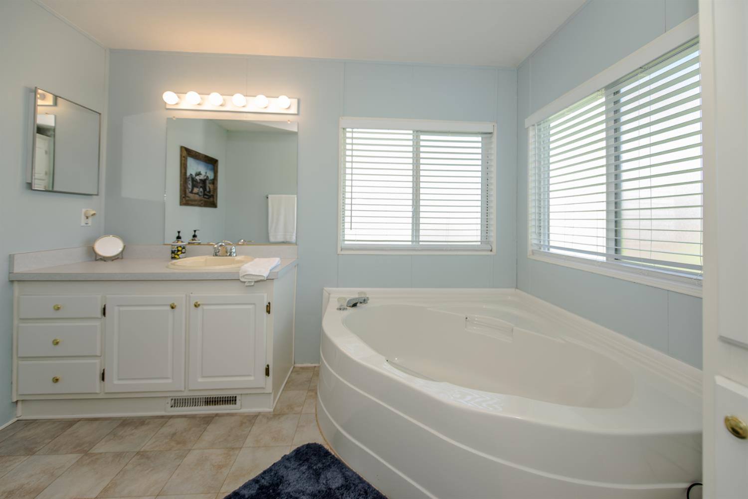 12076 County Road 84A Capay, CA 95607 - Photo 27 of 46 a spacious bathroom with a tub sink and mirror