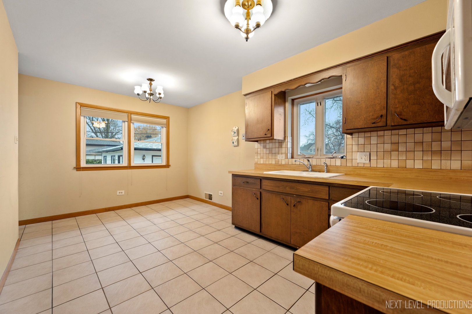 10336 Leslie Lane Chicago Ridge, IL 60415 - Photo 8 of 28 a kitchen with a sink cabinets and window