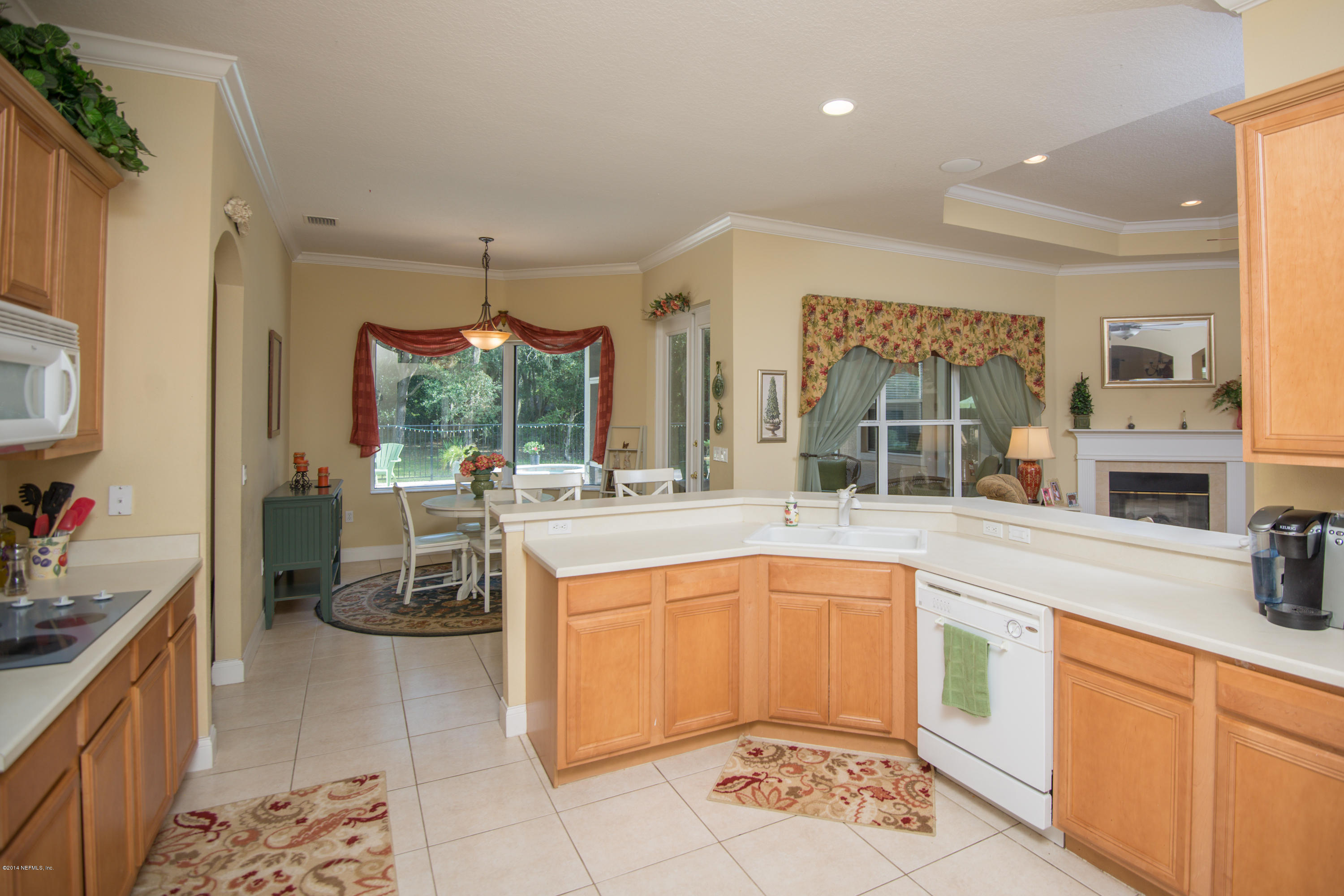 3509 Kings Road South St. Augustine, FL 32086 - Photo 11 of 29 Kitchen open to Breakfast Nook
