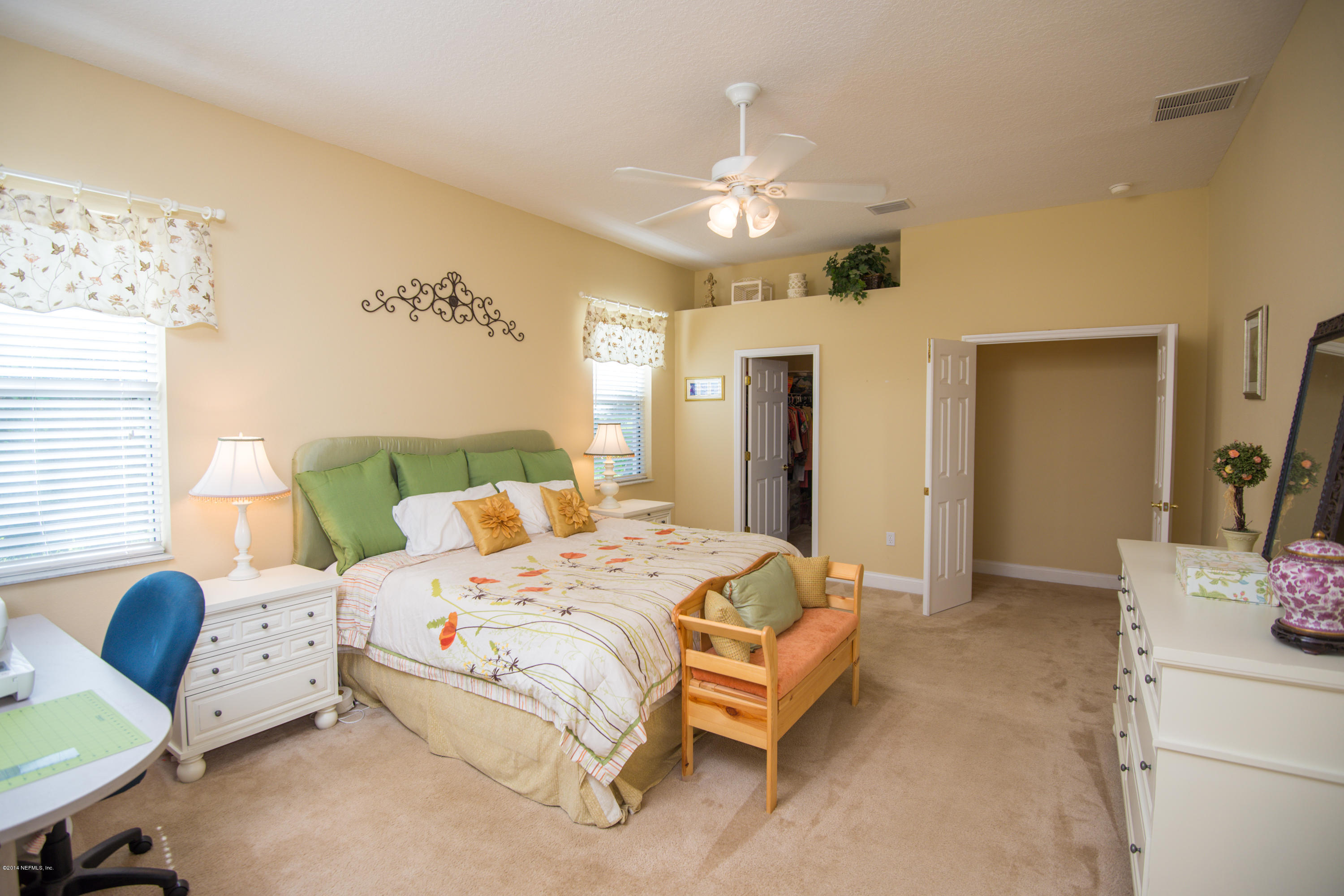 3509 Kings Road South St. Augustine, FL 32086 - Photo 15 of 29 Master Bed: with Double + WalkIn Closets