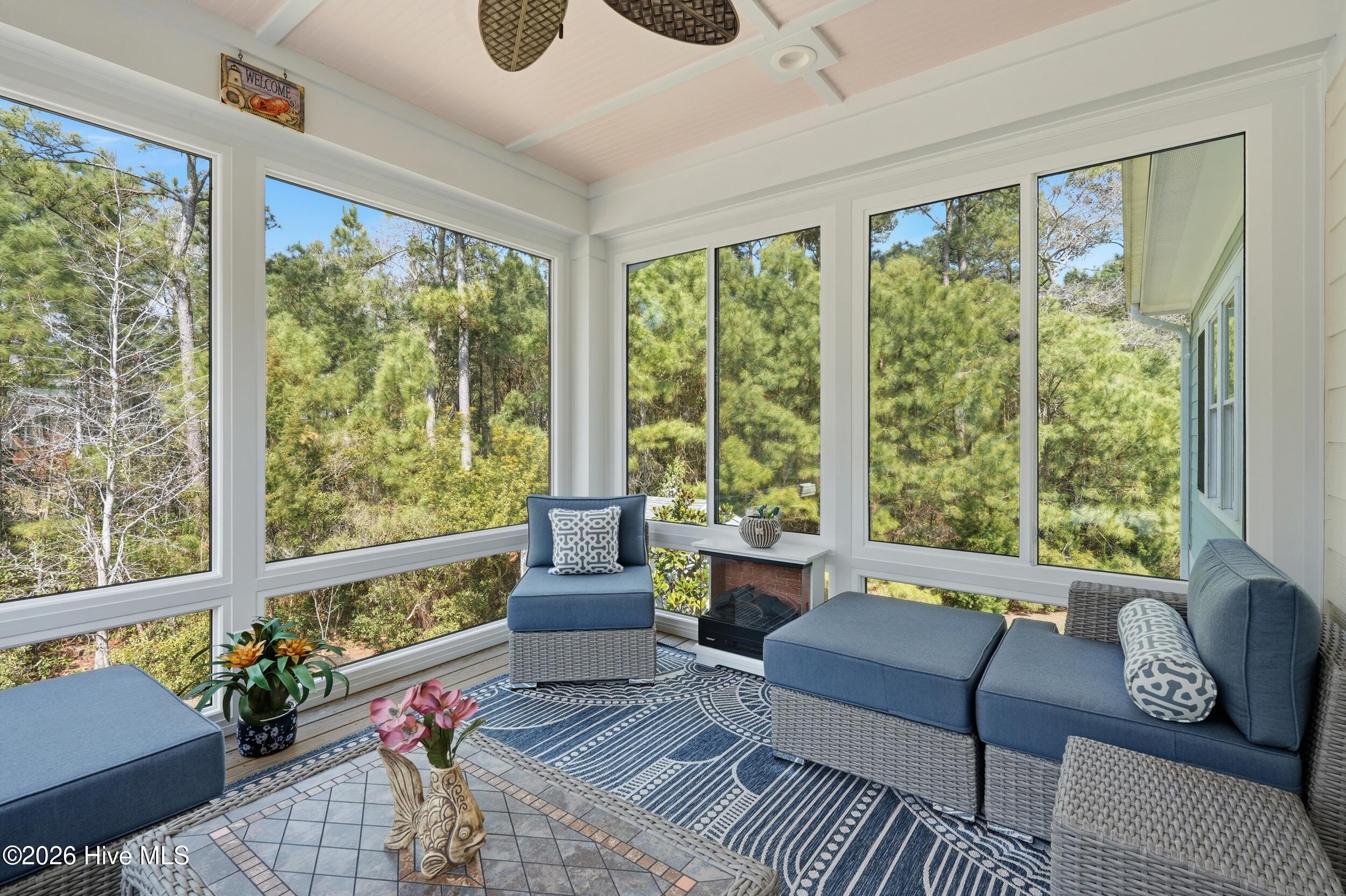 131 Everett Park Trail Holly Ridge, NC 28445 - Photo 40 of 120 Upstairs Sunroom 2