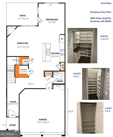 $2,950 | 6005 Arbor Knoll Place, Suwanee, GA 30024