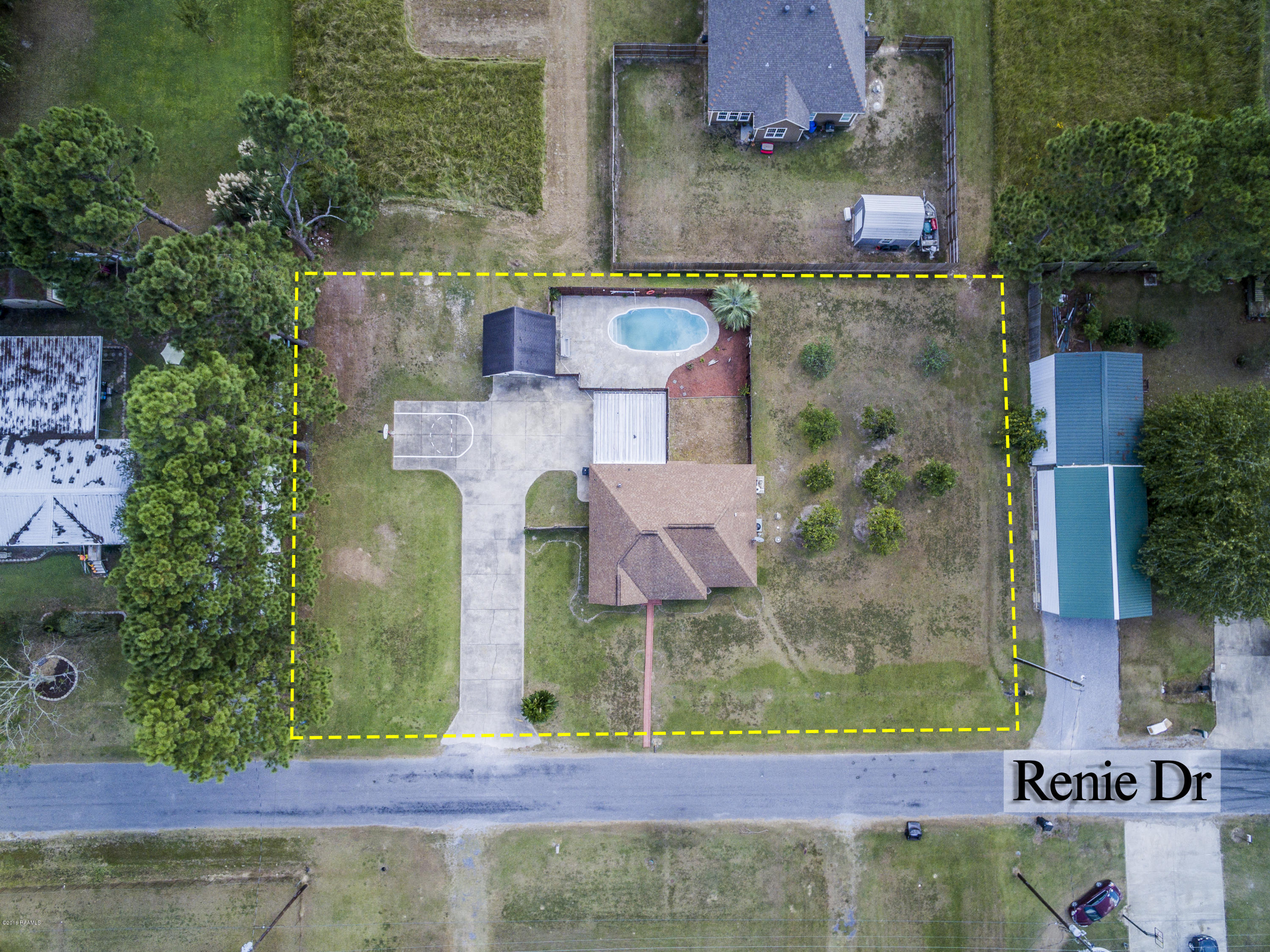 4811 Renie Road Erath, LA 70533 - Photo 16 of 16 Overhead View 1