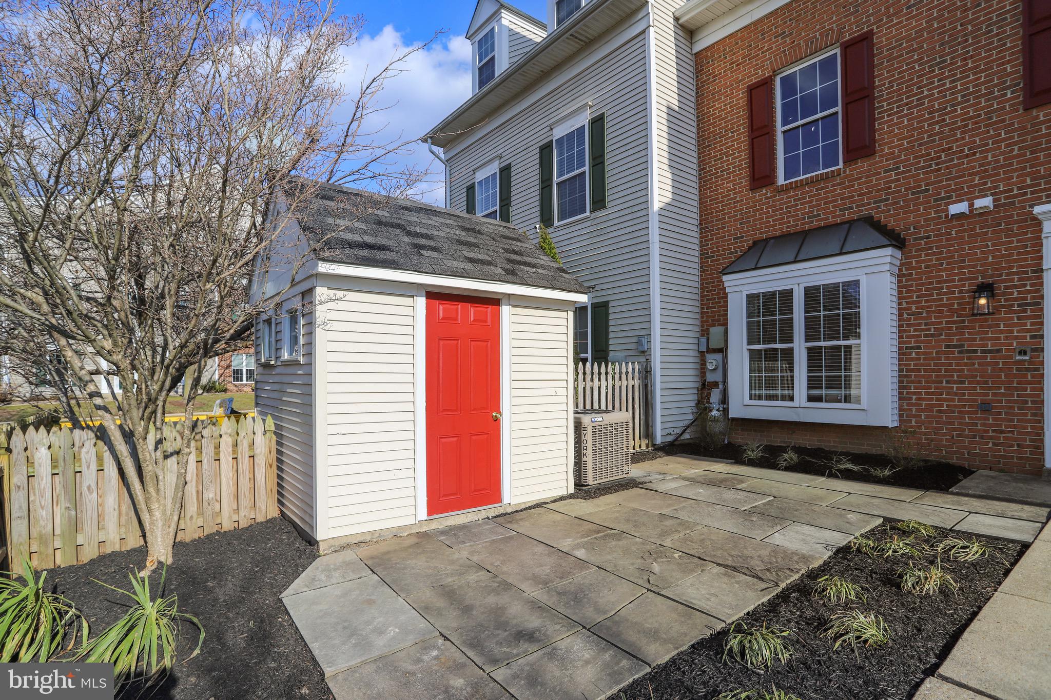 8739 Spring Brook Way Odenton, MD 21113 - Photo 26 of 53 Stone Patio and storage shed.