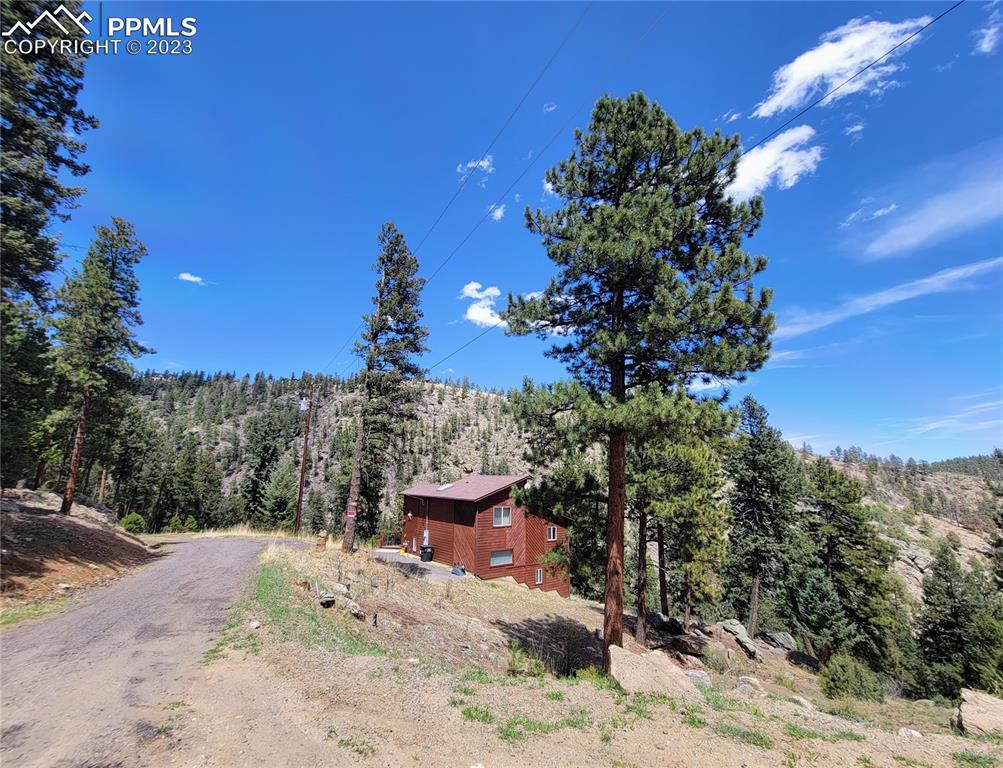 33348 Persistence Avenue Pine, CO 80470 - Photo 36 of 39 a view of a backyard with a house
