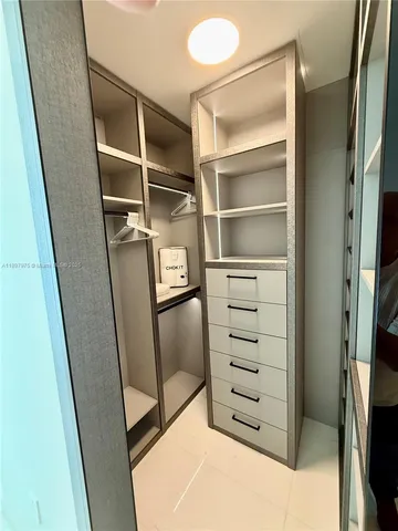 a view of walk in closet