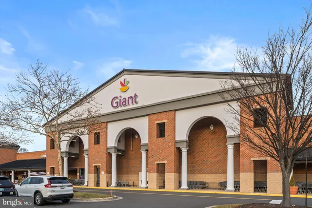 a front view of a building