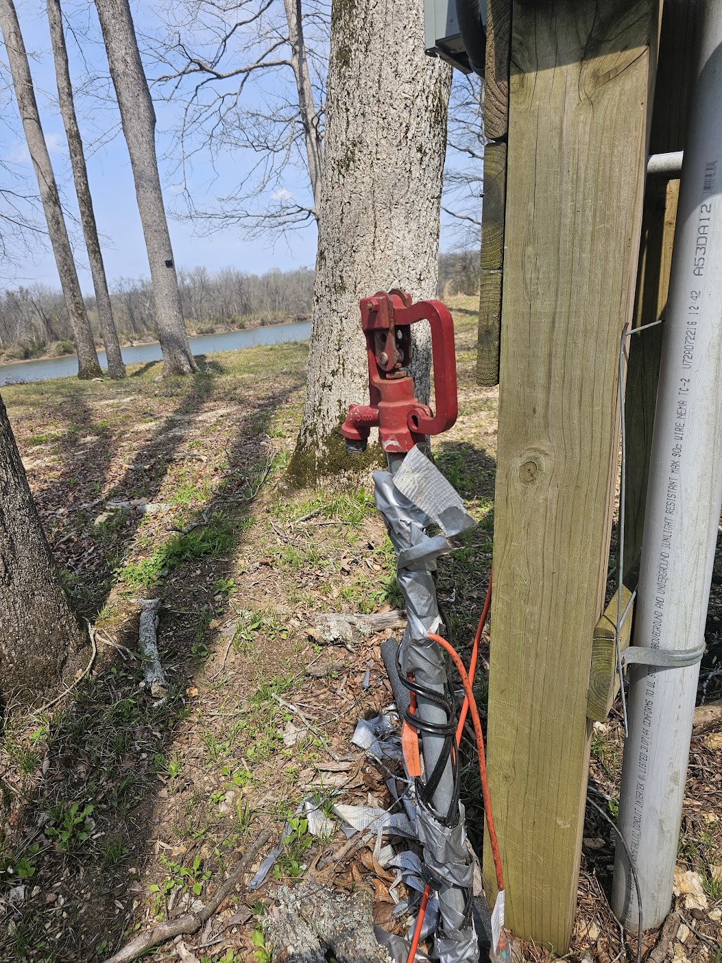 2615 Col James Hardin Road Clifton, TN 38425 - Photo 14 of 19 a bathroom with a sink toilet and a shower curtain