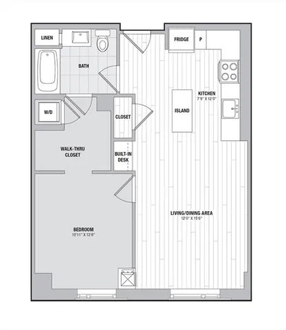 $3,585 | 99 Kneeland Street, Unit 514, Boston, MA 02111