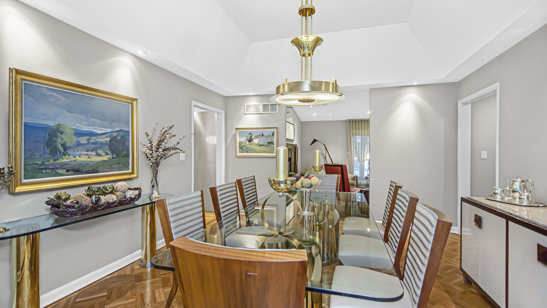 1182 Mayfair Lane Glencoe, IL 60022 - Photo 8 of 28 a living room with furniture and painting on the wall