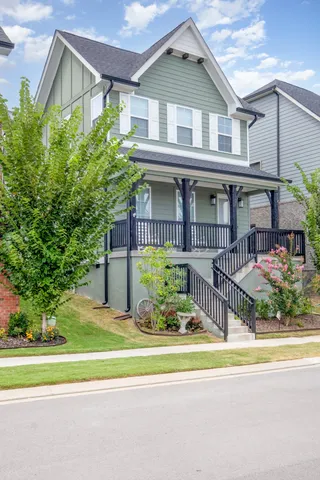 a house view with a outdoor space