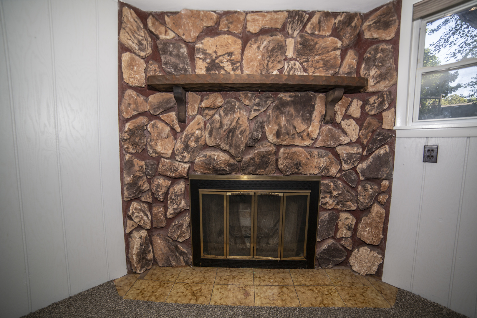 1222 Hickory Road Homewood, IL 60430 - Photo 21 of 29 a stone house with a door and a wooden door