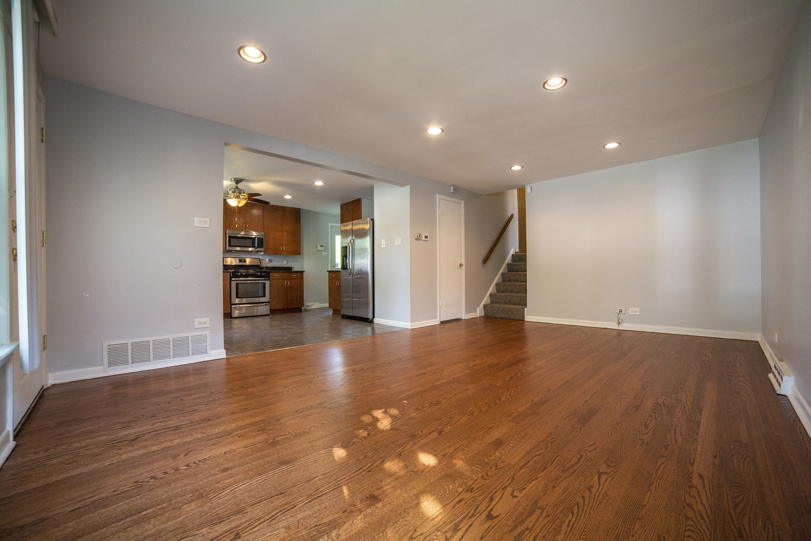 1222 Hickory Road Homewood, IL 60430 - Photo 8 of 29 a view of empty room with wooden floor