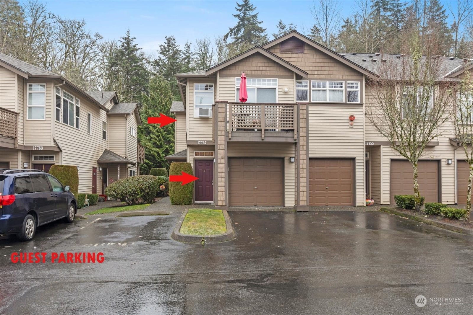 17757 134th Lane Southeast Renton, WA 98058 - Photo 2 of 38 a front view of a house with a yard and garage
